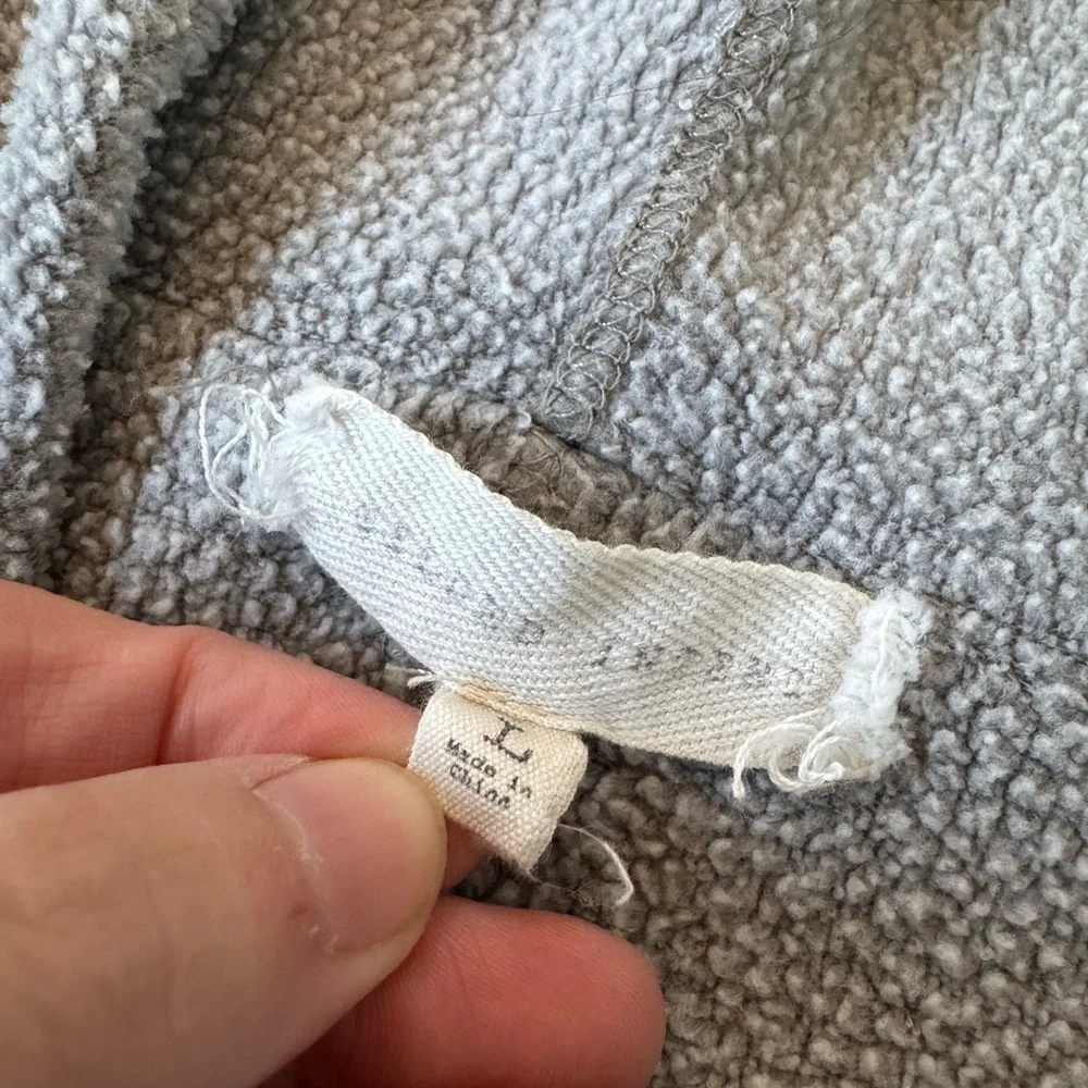 Buckle Gilded Intent Washed Zip Up Hoodie- Washed Grey- Size Large - Picture 8 of 9